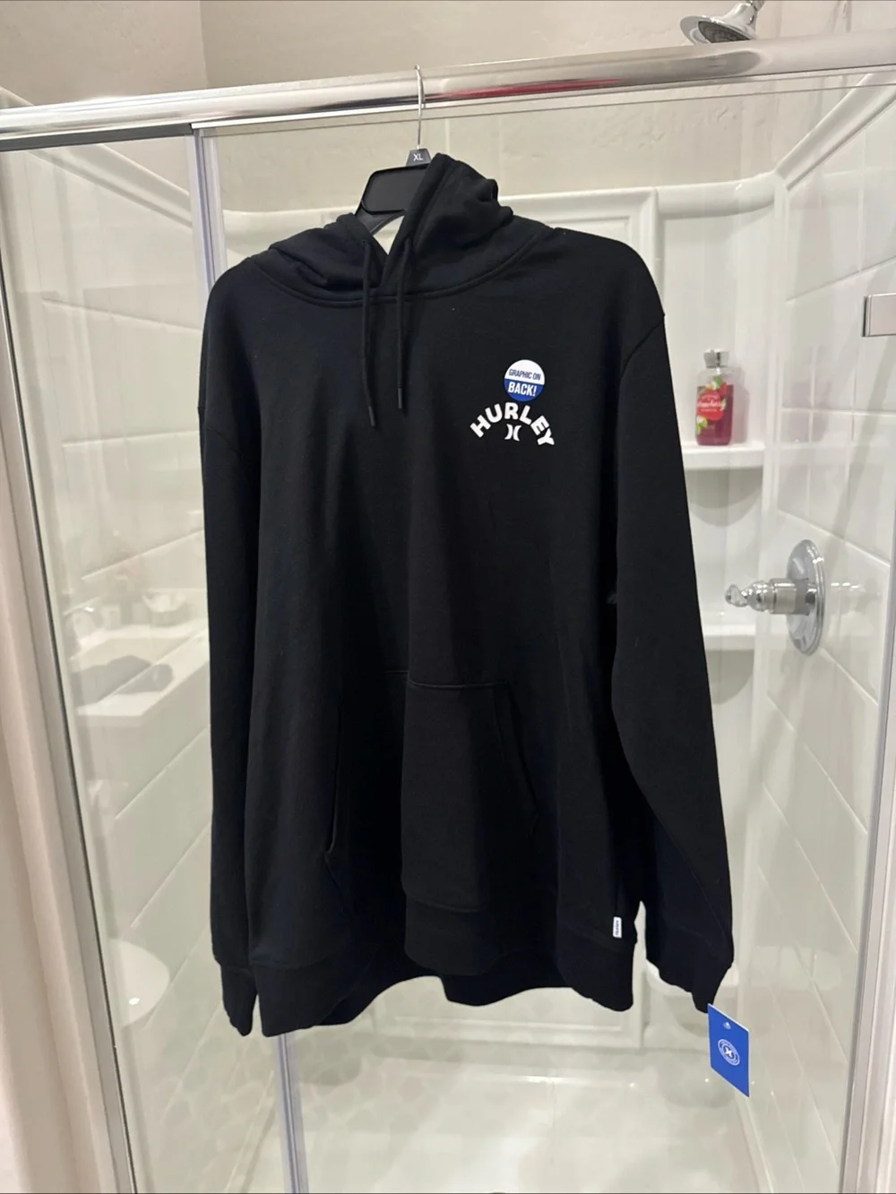 Hurley Men's Black Pullover Hoodie